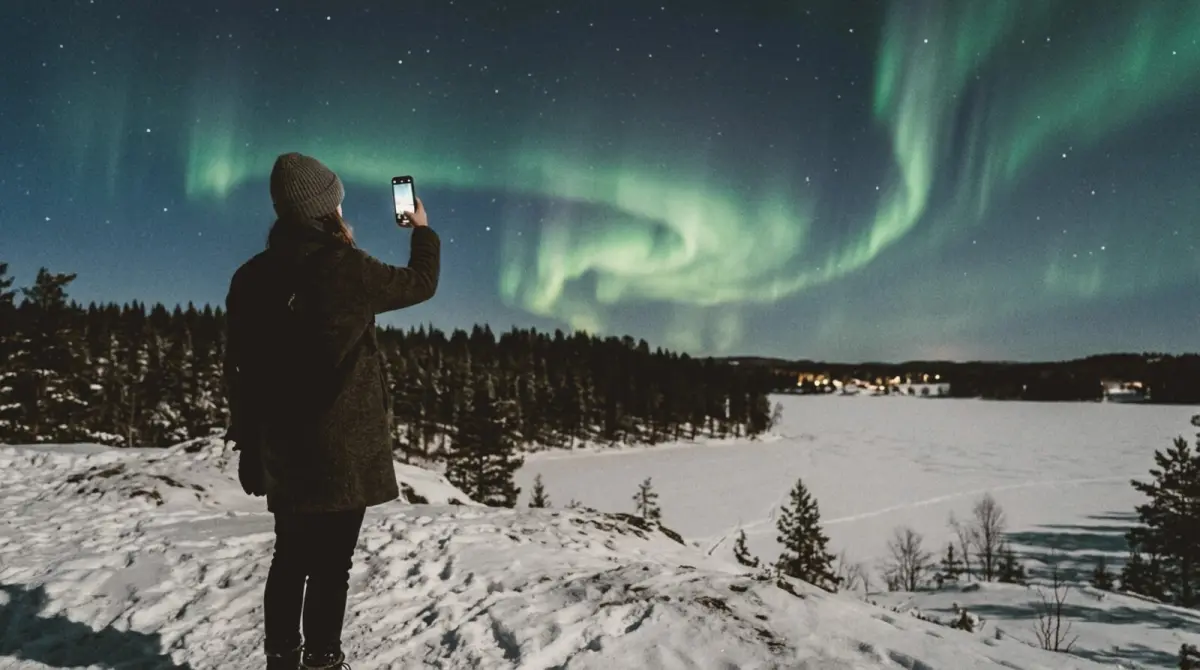 How to photograph the northern lights on iPhone