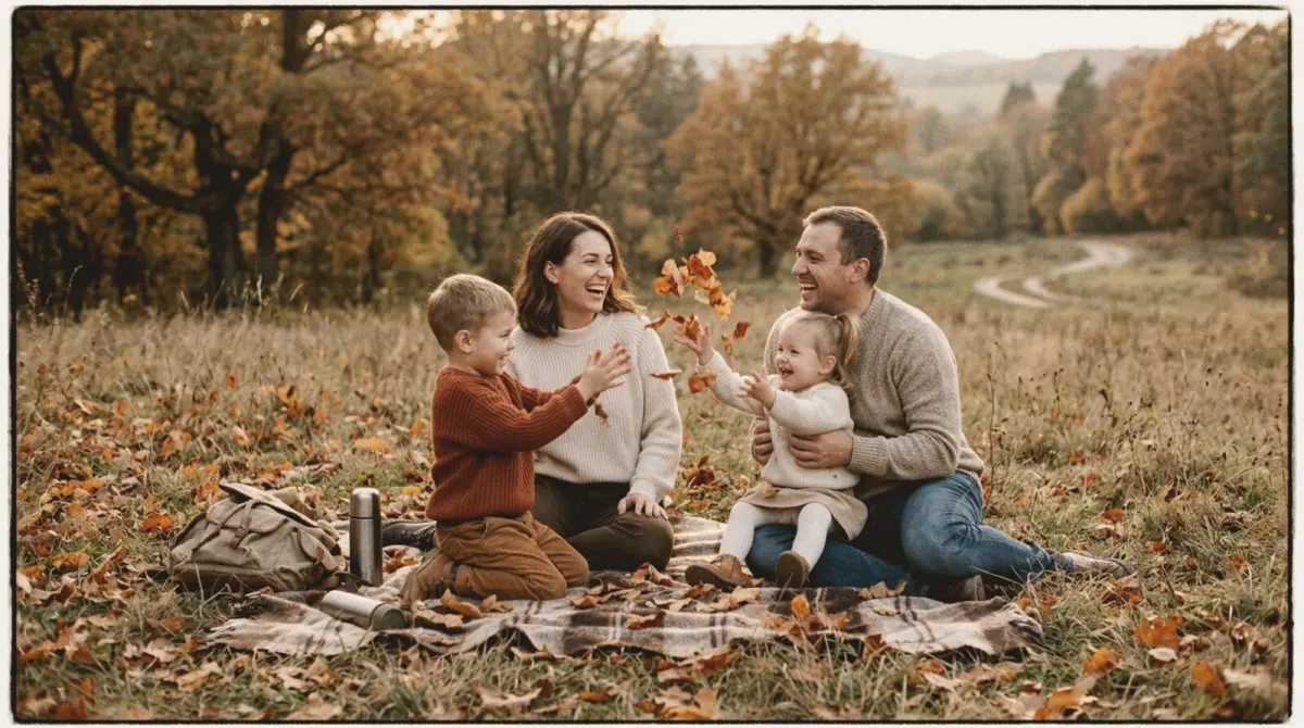 20 fall family photo ideas you can shoot yourself on iPhone