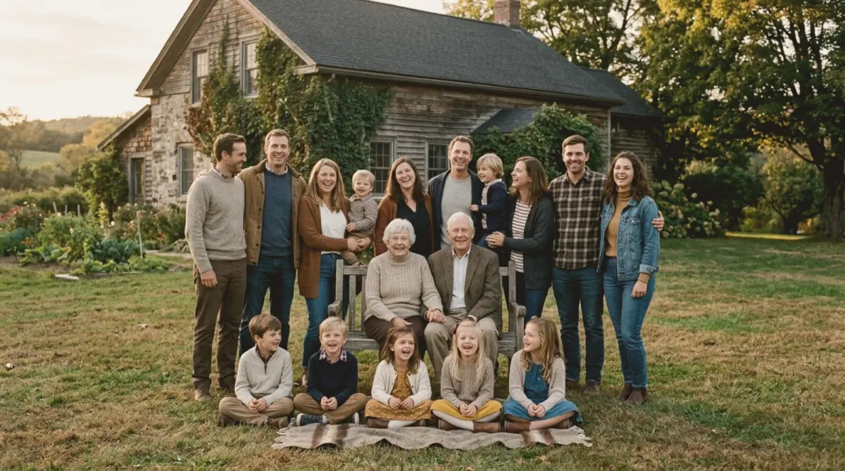 15 large family photo ideas (reunions and 10+ people)