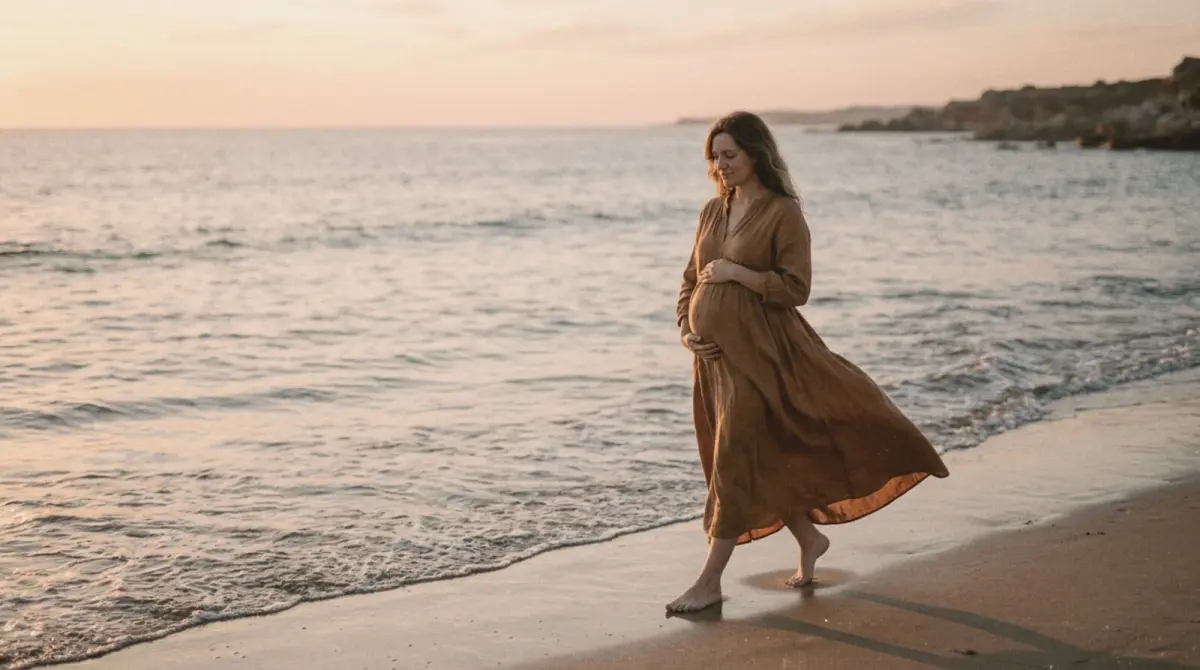 15 outdoor maternity photo ideas (beach, field, forest and city)
