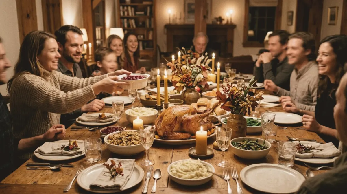 20 Thanksgiving photo ideas (table, family and food)