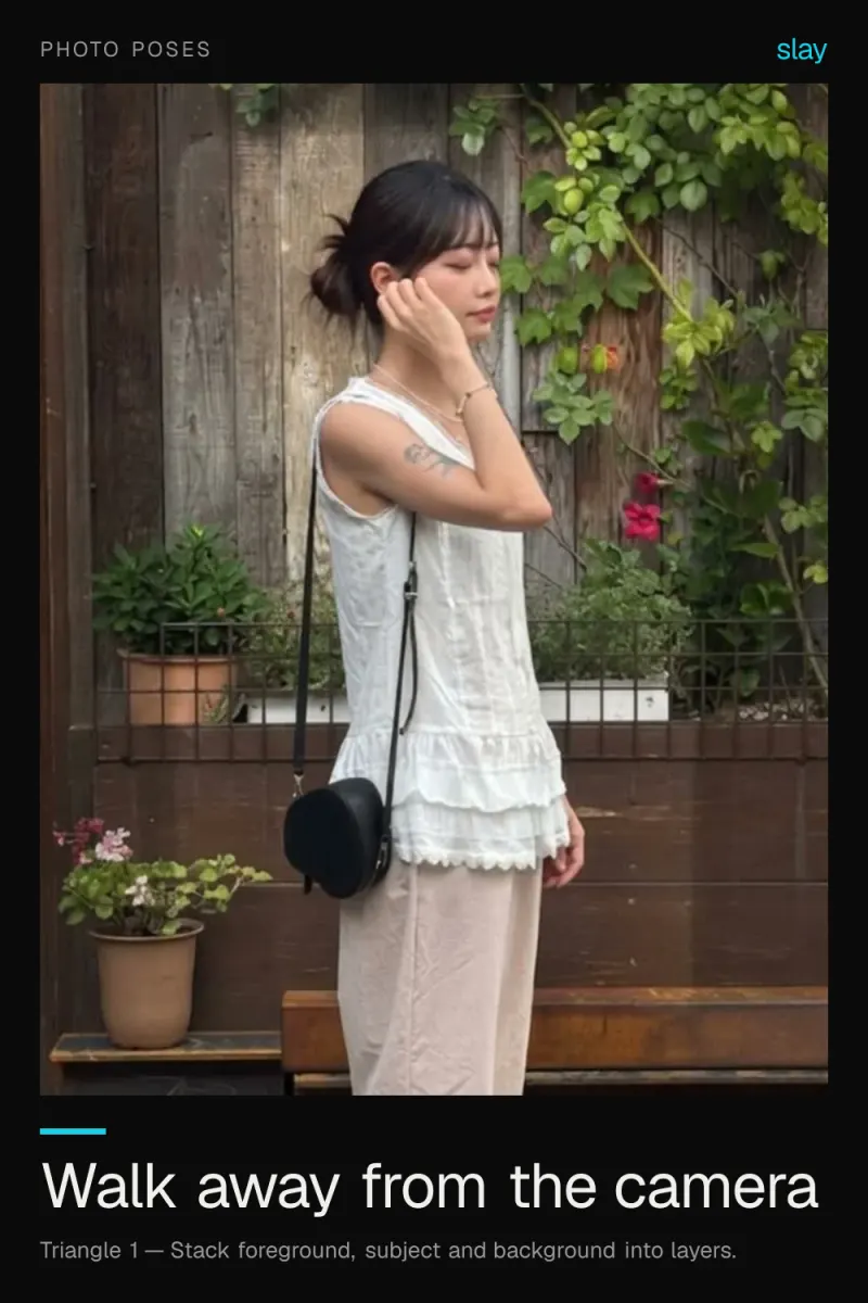 Photo Poses: Walking Shots Look Better Than Posing